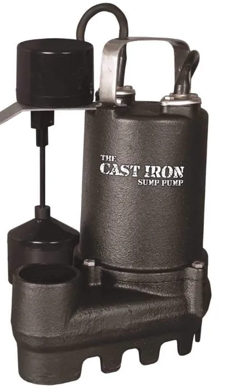 Glentronics CIS-33V Cast Iron Sump Pump 1/3 HP