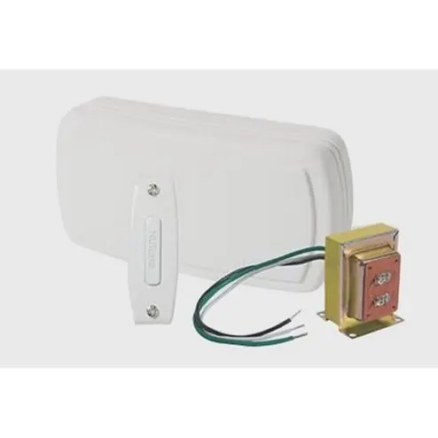 NuTone BK110NBWH Wired Door Chime Kit Rectangular