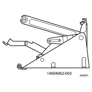 Honeywell 14004062-003 Internal Normally Open Trunnion Mounting Bracket