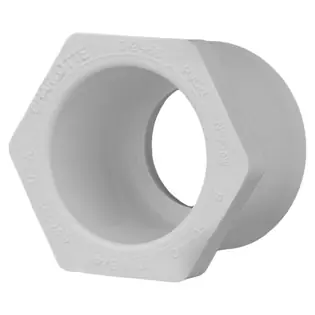 NIBCO 437-131 1 in. Spigot x 3/4 in. Slip PVC Bushing