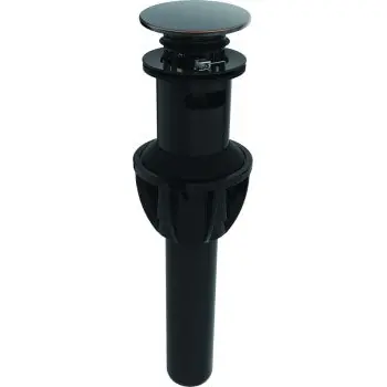 COMPASS 892-7532 Easy Clean Push Pop-Up Drain with Drain Safeguard Oil Rubbed Bronze