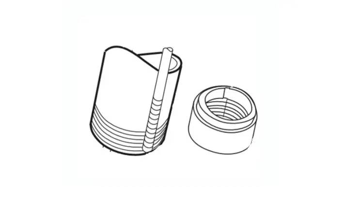JAY R SMITH MFG 0100N12KP 12 in. Nipple Kit for 0100 to 0400 Water Closet Supports