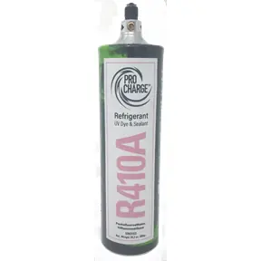 PRO CHARGE PCR410A R-410A Refrigerant with UV Dye and Sealant