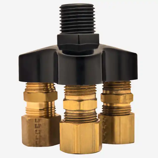 JAY R SMITH MFG 2694DA-ABS-625 Cast Lead Free Brass, ABS Trap Priming Distribution Unit