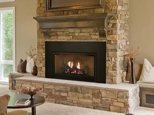 Empire Comfort Systems VFPC28IN33N(VFP-28IN-33LN) Innsbrook Vent-Free Fireplace Insert Natural Gas Blower 28000 BTU