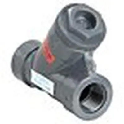 HAYWARD YC10150TE 1-1/2 PVC Y-Check Valve w/EPDM o-ring seat and seal; threaded end connect