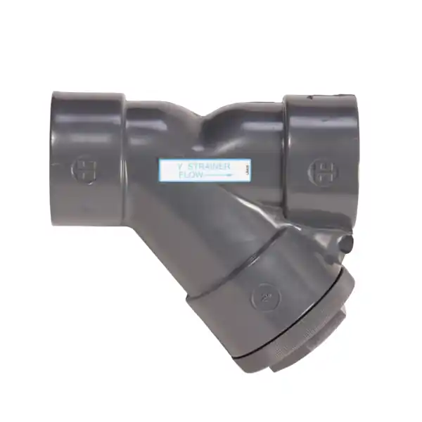 HAYWARD YS10150SE 1-1/2 PVC Y- Strainers w/EPDM o-ring; 1/32 perf screen; socket end conne