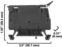 Rockwell Automation 1492-WFB424 Terminal Block One-Circuit Fuse Block