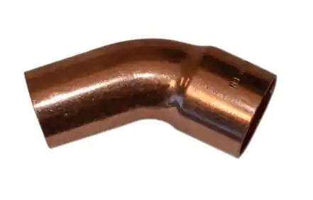 DIRECTEDAIR BY PREFERRED CONSTRUCTION PRODUCTS DA014-06 5/8 in. Copper 45-degree Elbow