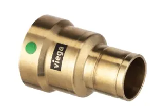 VIEGA 76600 MegaPress ZL 2 In. IPS To CTS Bronze Transition Coupling