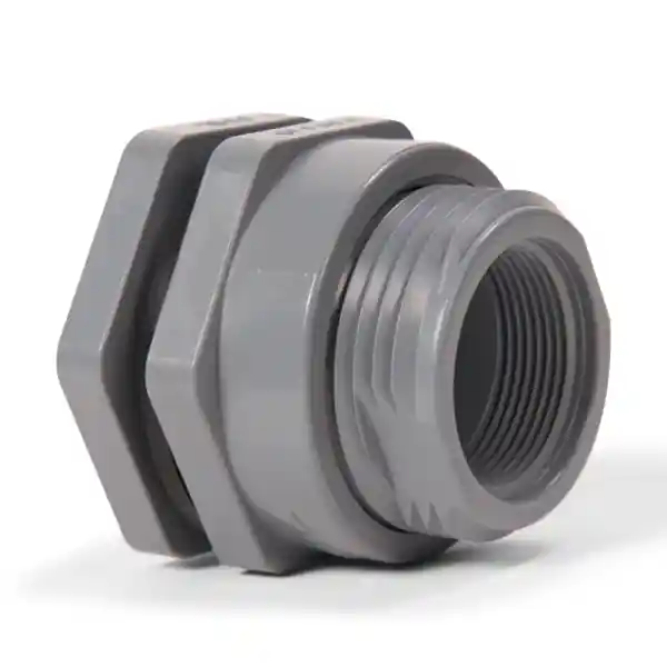 HAYWARD BFAS1040TES 4 PVC Bulkhead Fitting w/FPM gasket threaded x threaded end connections