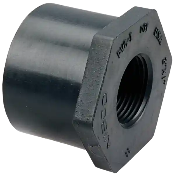 NIBCO 4518-3 Chemtrol 1-1/4 in. Spigot x 1/2 in. Female Schedule 80 PVC Flush Bushing