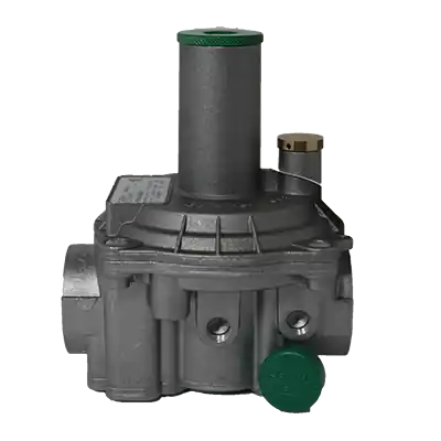 Fiorentini 31053-3BS 1 Balanced Valve 4 Diaphragm Full Lockup Internal Sensing 1/4 Vent Black Spring 6-14 2 PSIG Maop