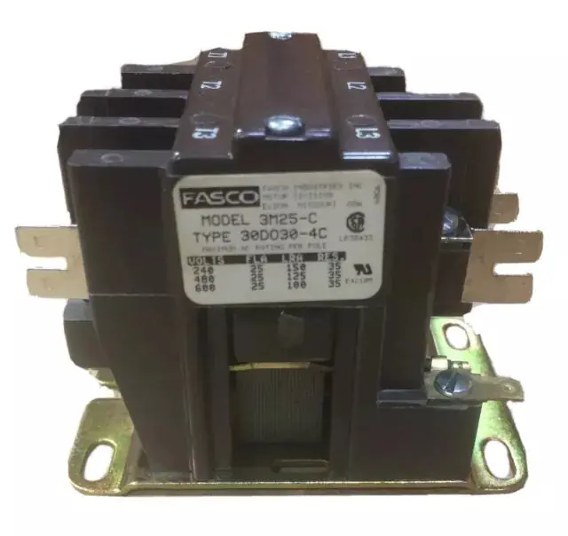 FASCO 3M25-C CONTACTOR * CLEARANCE *