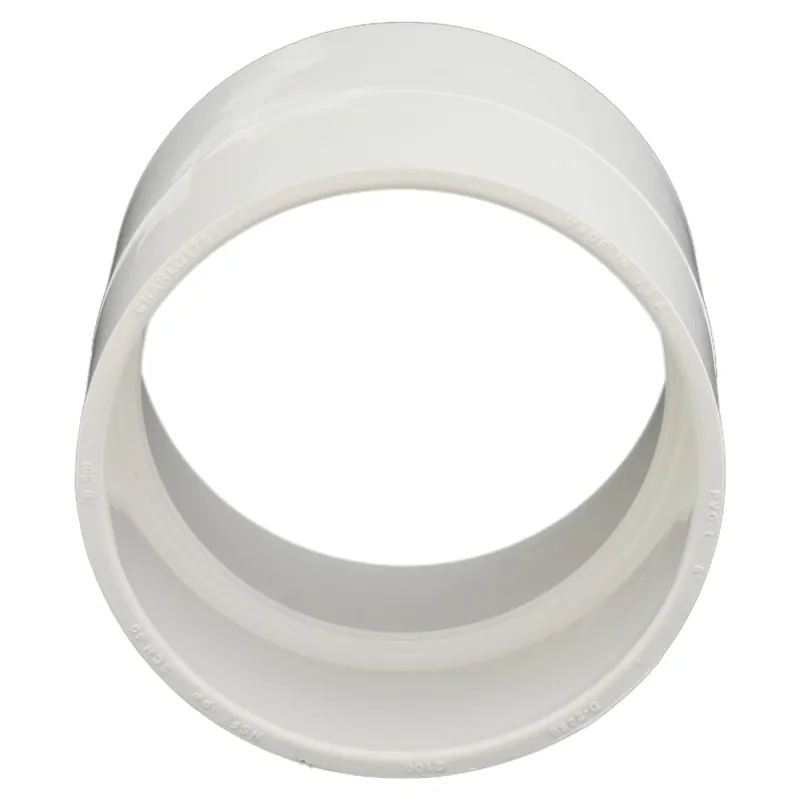 Charlotte Pipe PVC-02100-2200 6 SCH40 PVC Coupling - Slip x Slip