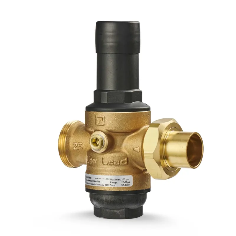 Resideo DS06-103-SUS-LF/U 1-1/4 in DialSet Female NPT Single Union Sweat PRV