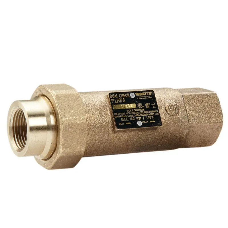 Watts 0061943 Series LF07S 1-1/2 In. Brass FNPT 700 Psi Backflow Preventer
