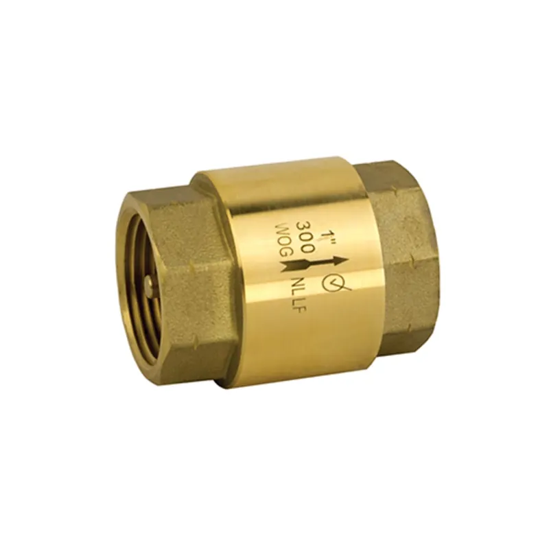 JOMAR 105-603G Inline Check Valve, Threaded Connection, 300 WOG, Class 150