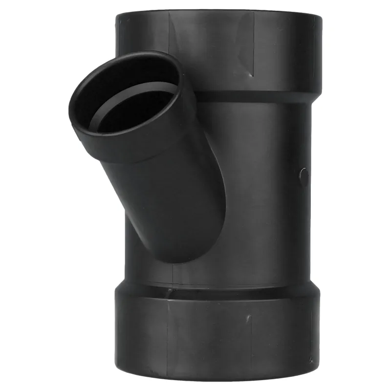 Charlotte Pipe 03048 4x4x2 WYE - Hub x Hub x Hub - ABS DWV