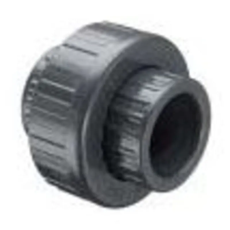 Charlotte Pipe PVC-08700-1000 1/2 - SCH80 PVC Union - Slip x Slip
