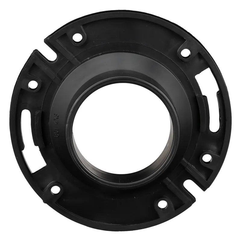 Charlotte Pipe ABS-00801-0600 4x3 Closet Flange Ftg x Hub ABS DWV