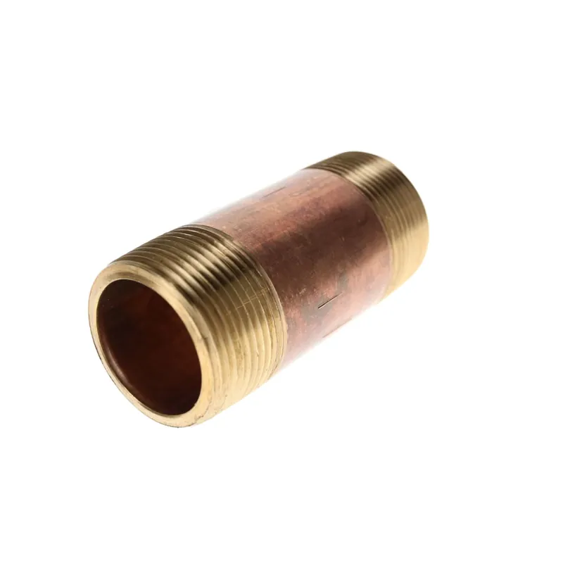 Legend Valve 311-125 1-1/4 x 3-1/2 Red Brass Pipe Nipple