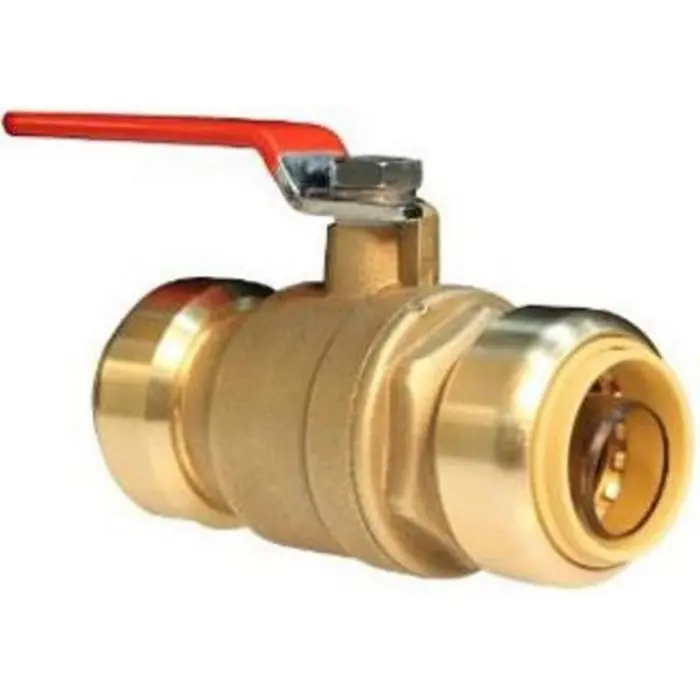 Mueller 107-065 Push-Fit Full Port Ball Valve, 1-Inch