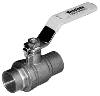 Webstone H-51704W 1 SWT Lead-Free Full Port Forged Brass Ball Valve, w/ Adjustable Packing Gland