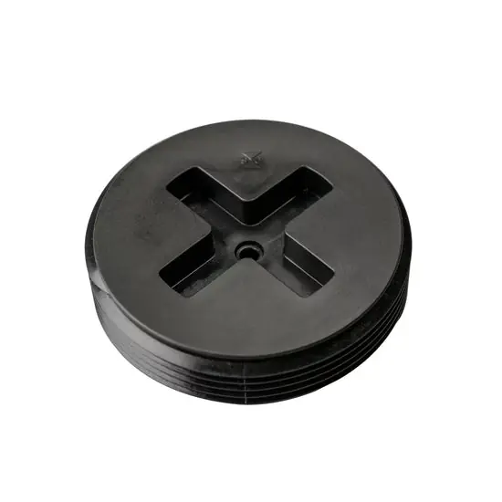 Sioux Chief 879-015 PLUG PP BLK 1-1/2 SLTD LESS INSERT