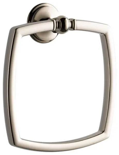 Brizo 694685-PN Charlotte Towel Ring Polished Nickel