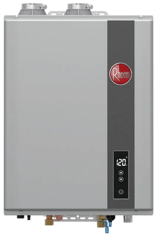Rheem RTGH-68DVLN-3 RTGH Series 120 MBH Indoor Condensing Natural Gas Tankless Water Heater