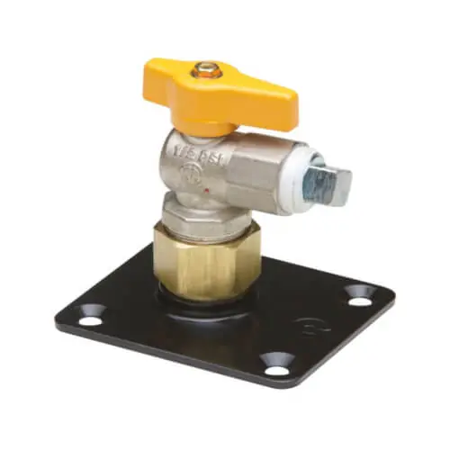 TracPipe FGP-RF90V-500 1/2 90-Degree AutoFlare Flange Valve