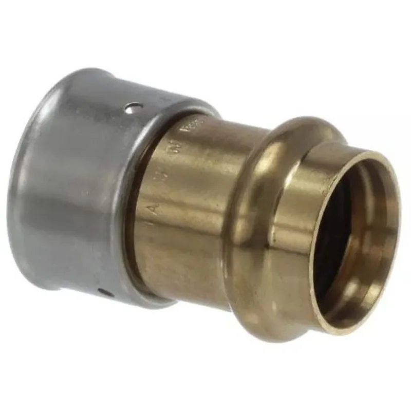 Viega 99665 1-1/4 x 1 ProPress x PEX Press Lead-Free Bronze Coupling