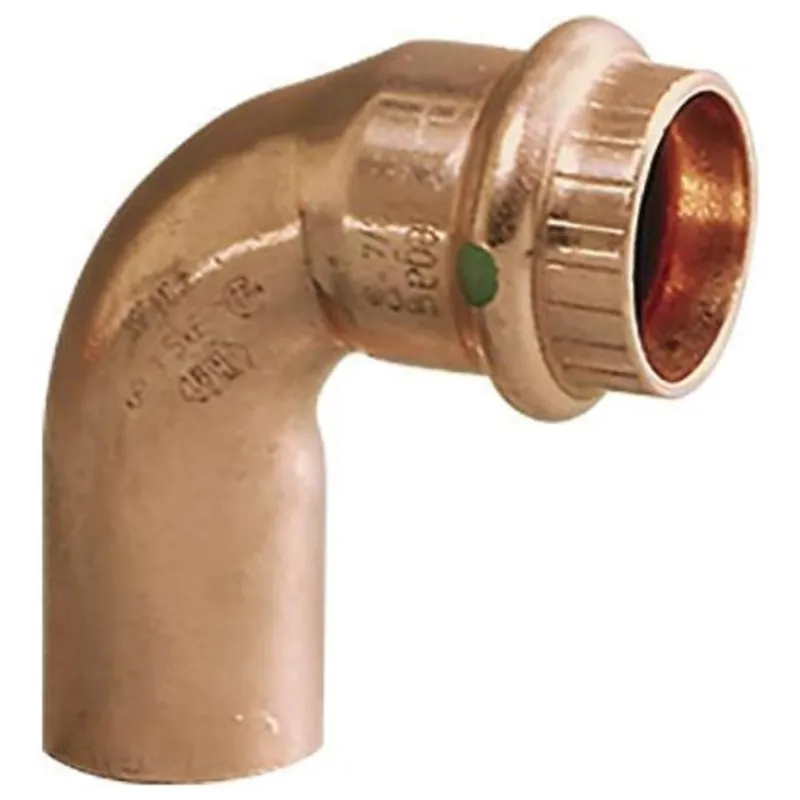 Viega 77367 1-1/2 x 1-1/2 ProPress x Male Soldered 200 PSI Copper Elbow
