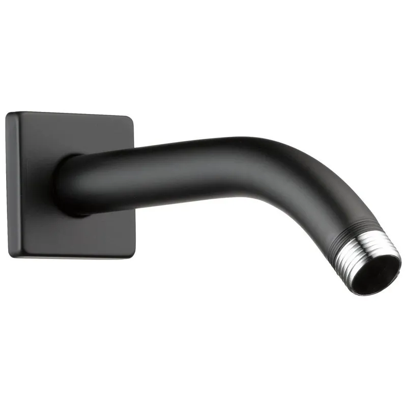 Brizo RP74448BL Siderna 7 in. Shower Arm and Flange in Matte Black