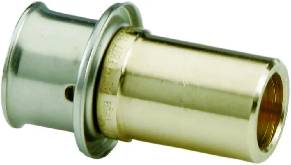 Viega 97545 PureFlow 3/4 in. Bronze PEX Press x 1 in. Male Sweat Adapter
