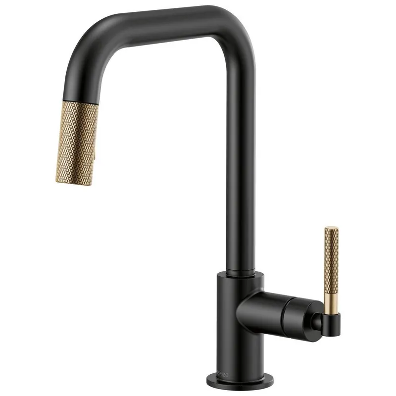 Brizo 63053LF-BLGL Litze Single Handle Pull Down Kitchen Faucet