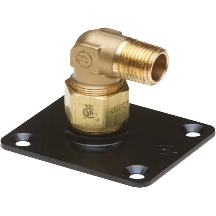 TracPipe FGP-ELS-500 1/2 90-Degree AutoFlare Flange Elbow