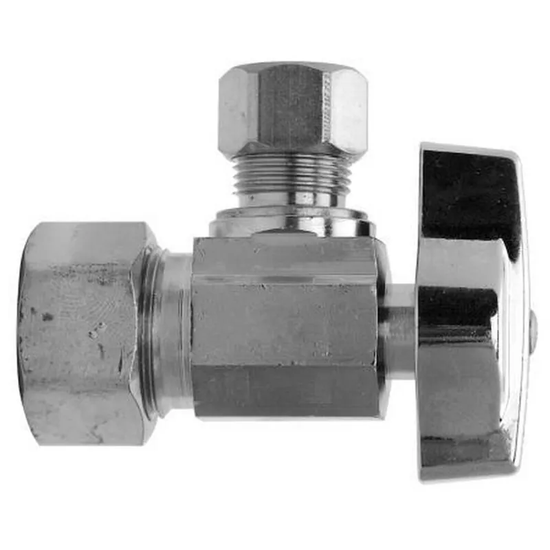 BrassCraft KTCR39XC 1/2 in. Compression x OD Compression Ball Handle Angle Supply Stop Valve