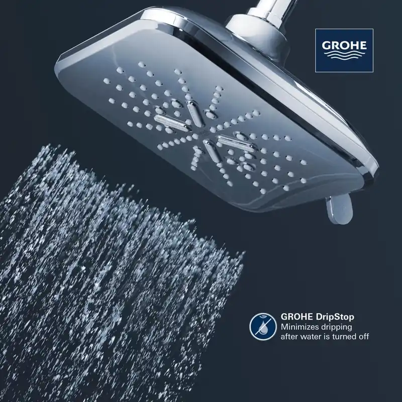 Grohe 267972430 Shower Head 1.75 gpm in Matte Black