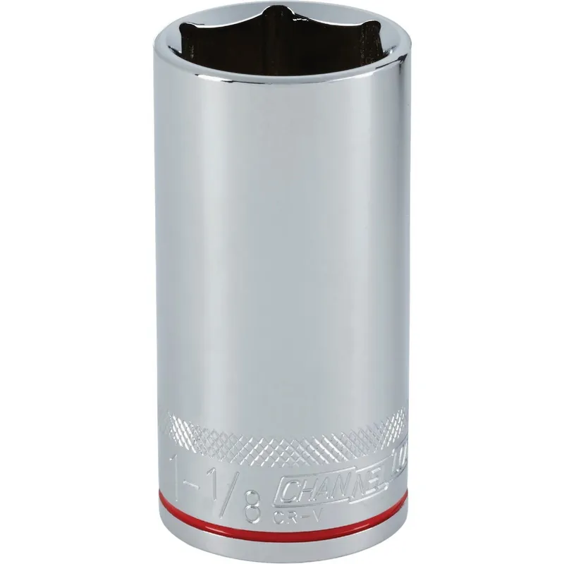 Channellock 366943 1/2 In. Drive 1-1/8 In. 6-Point Deep Standard Socket
