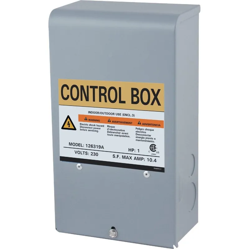 Star Water 126319A Quick Disconnect Pump Control Box 1 HP 230V