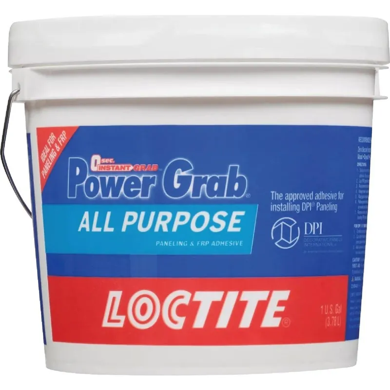 Loctite 2082702 Power Grab 1 Gal. All-Purpose Paneling & FRP Adhesive