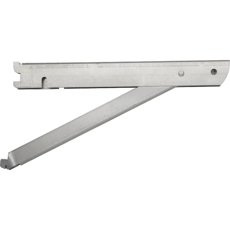 Knape & Vogt BK-0103-14 John Sterling Fast-Mount 13 In. Galvanized Steel Supported Shelf Bracket