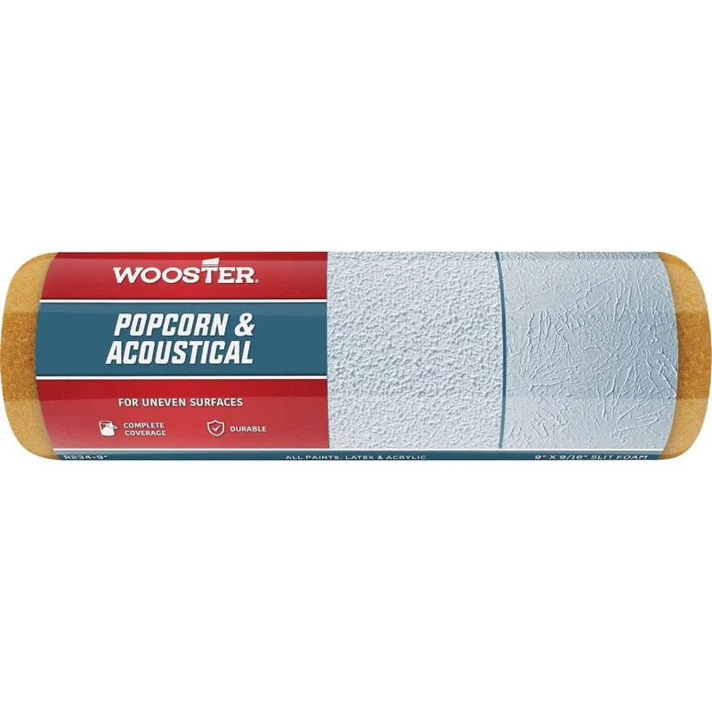 Wooster Brush R234-9 Wooster 9 In. Thick Popcorn/Acoustical Specialty Roller Cover