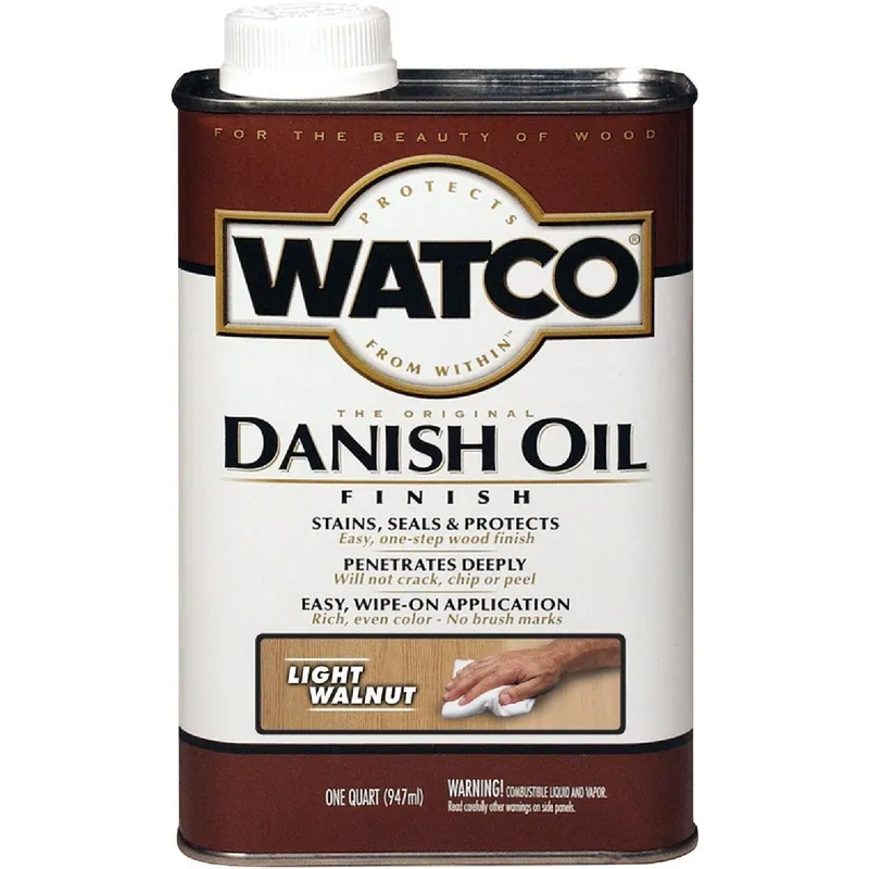 Watco 65541 Danish 1 Qt. Light Walnut Oil Finish
