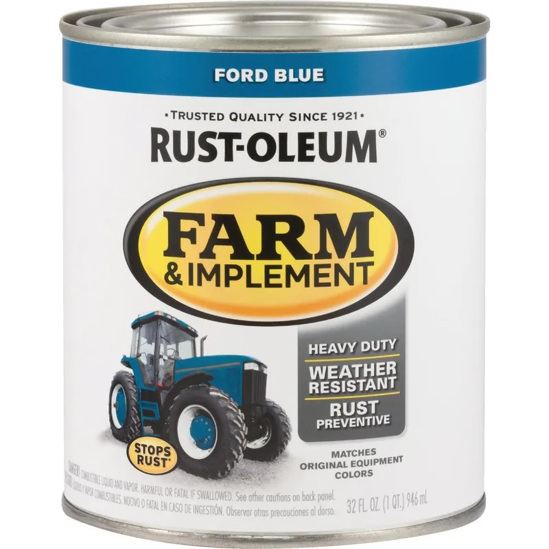 Rust-Oleum 280153 Ford Blue Gloss Farm & Implement Enamel