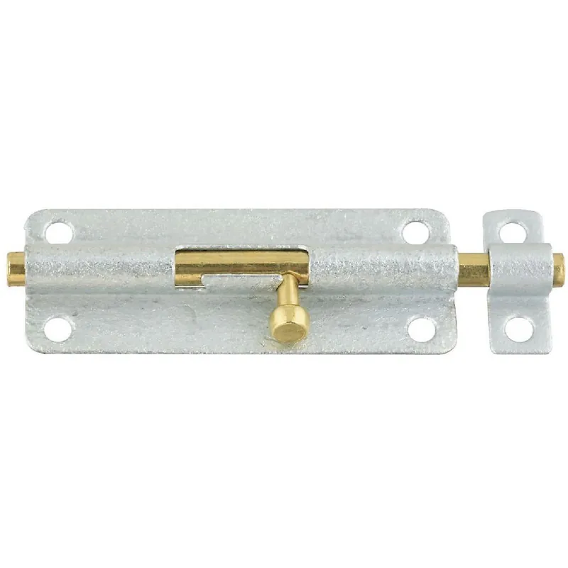 National N151910 5 In. Galvanized Steel Door Barrel Bolt