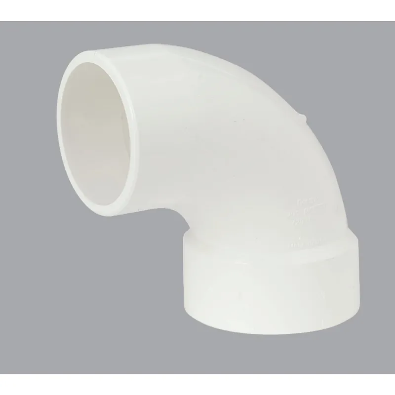 Charlotte Pipe PVC003021200HA 3 In. Schedule 40 90 Deg. DWV PVC Street Elbow (1/4 Bend)