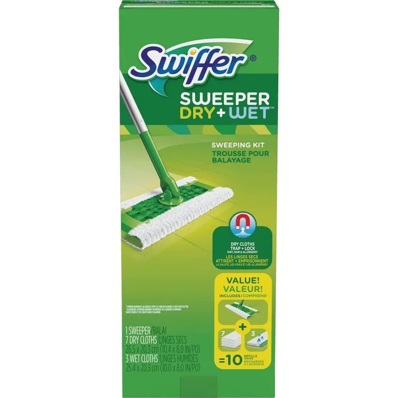 Swiffer 92815 Swiffer Sweeper Dry + Wet Starter Kit